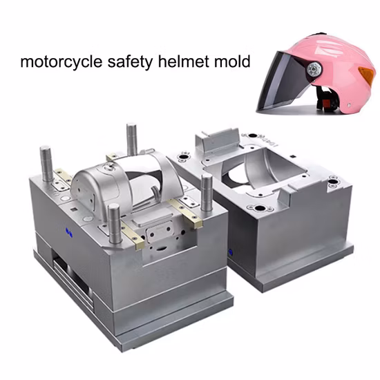 사출 금형 가공 플라스틱 오토바이 헬멧 8407 금형 위로 뒤집기